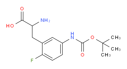 2-amino-3-(5-{[(tert-butoxy)carbonyl]amino}-2-fluorophenyl)propanoic acid