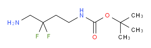 tert-butyl N-(4-amino-3,3-difluorobutyl)carbamate