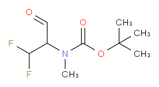 tert-butyl N-(1,1-difluoro-3-oxopropan-2-yl)-N-methylcarbamate