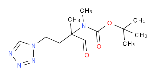 tert-butyl N-methyl-N-[2-methyl-1-oxo-4-(1H-1,2,3,4-tetrazol-1-yl)butan-2-yl]carbamate