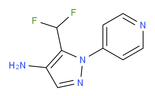 5-(difluoromethyl)-1-(pyridin-4-yl)-1H-pyrazol-4-amine