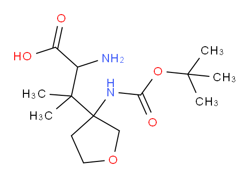 2-amino-3-(3-{[(tert-butoxy)carbonyl]amino}oxolan-3-yl)-3-methylbutanoic acid