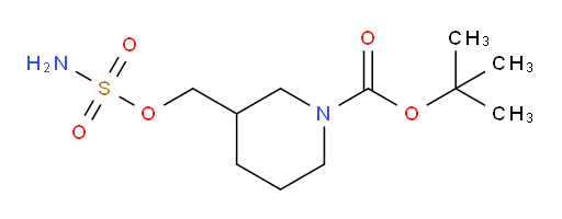 tert-butyl 3-[(sulfamoyloxy)methyl]piperidine-1-carboxylate