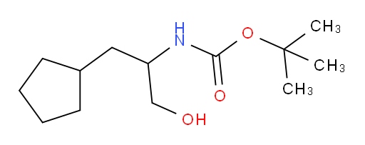 tert-butyl N-(1-cyclopentyl-3-hydroxypropan-2-yl)carbamate