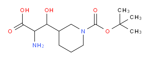 2-amino-3-{1-[(tert-butoxy)carbonyl]piperidin-3-yl}-3-hydroxypropanoic acid
