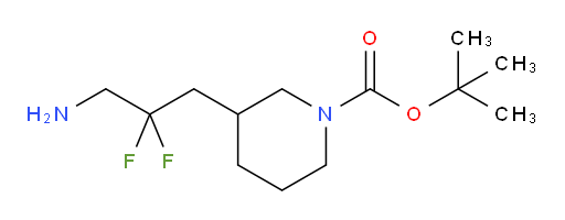 tert-butyl 3-(3-amino-2,2-difluoropropyl)piperidine-1-carboxylate