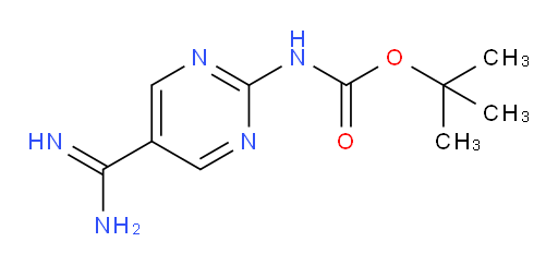 tert-butyl N-(5-carbamimidoylpyrimidin-2-yl)carbamate