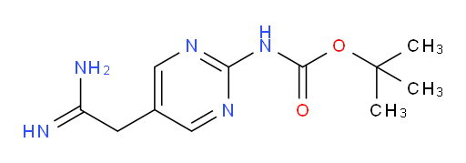 tert-butyl N-[5-(carbamimidoylmethyl)pyrimidin-2-yl]carbamate