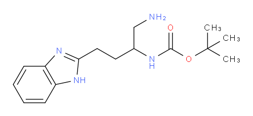 tert-butyl N-[1-amino-4-(1H-1,3-benzodiazol-2-yl)butan-2-yl]carbamate