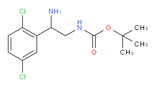 tert-butyl N-[2-amino-2-(2,5-dichlorophenyl)ethyl]carbamate
