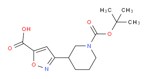 3-{1-[(tert-butoxy)carbonyl]piperidin-3-yl}-1,2-oxazole-5-carboxylic acid