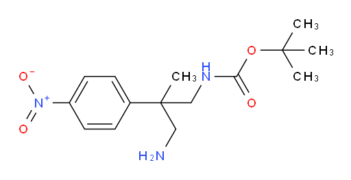 tert-butyl N-[3-amino-2-methyl-2-(4-nitrophenyl)propyl]carbamate