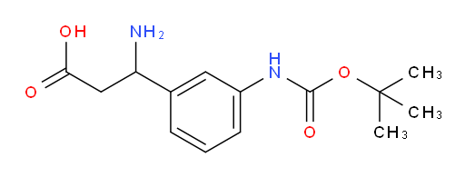 3-amino-3-(3-{[(tert-butoxy)carbonyl]amino}phenyl)propanoic acid