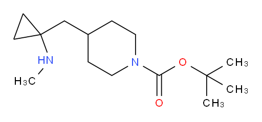 tert-butyl 4-{[1-(methylamino)cyclopropyl]methyl}piperidine-1-carboxylate