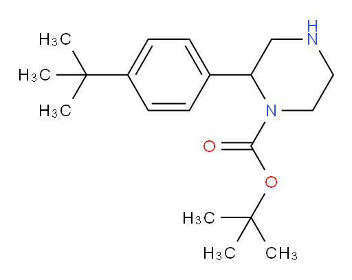 tert-butyl 2-(4-tert-butylphenyl)piperazine-1-carboxylate