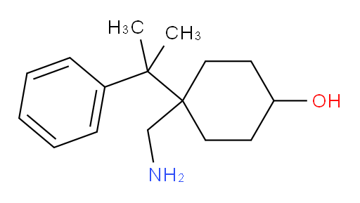 4-(aminomethyl)-4-(2-phenylpropan-2-yl)cyclohexan-1-ol