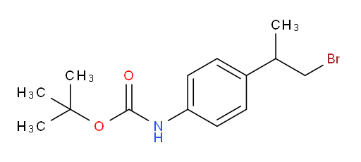 tert-butyl N-[4-(1-bromopropan-2-yl)phenyl]carbamate