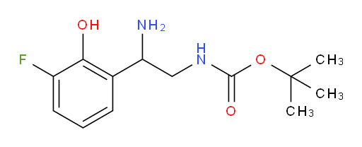 tert-butyl N-[2-amino-2-(3-fluoro-2-hydroxyphenyl)ethyl]carbamate