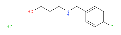 3-{[(4-chlorophenyl)methyl]amino}propan-1-ol hydrochloride