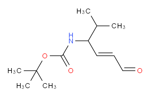 tert-butyl N-(2-methyl-6-oxohex-4-en-3-yl)carbamate