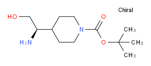tert-butyl 4-[(1R)-1-amino-2-hydroxyethyl]piperidine-1-carboxylate