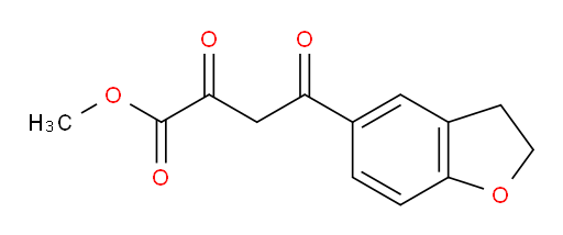 methyl 4-(2,3-dihydro-1-benzofuran-5-yl)-2,4-dioxobutanoate