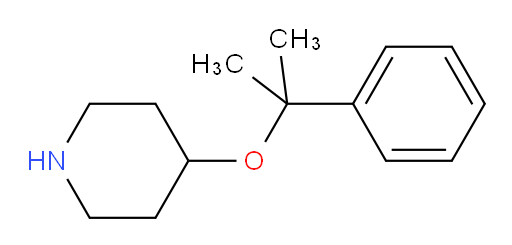 4-[(2-phenylpropan-2-yl)oxy]piperidine