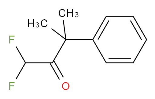 1,1-difluoro-3-methyl-3-phenylbutan-2-one