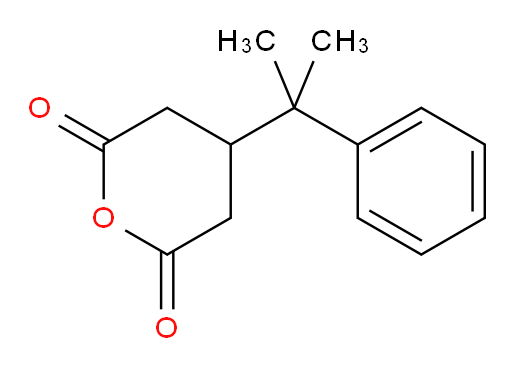 4-(2-phenylpropan-2-yl)oxane-2,6-dione