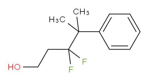3,3-difluoro-4-methyl-4-phenylpentan-1-ol