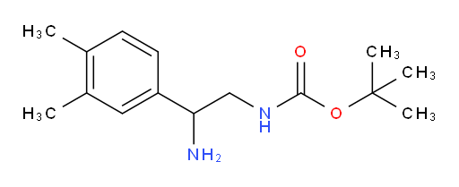 tert-butyl N-[2-amino-2-(3,4-dimethylphenyl)ethyl]carbamate