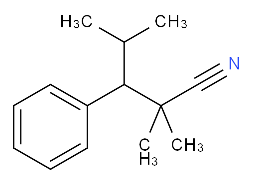 2,2,4-trimethyl-3-phenylpentanenitrile