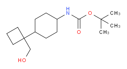 tert-butyl N-{4-[1-(hydroxymethyl)cyclobutyl]cyclohexyl}carbamate