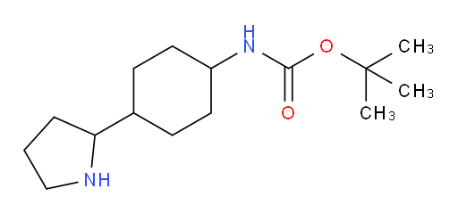 tert-butyl N-[4-(pyrrolidin-2-yl)cyclohexyl]carbamate