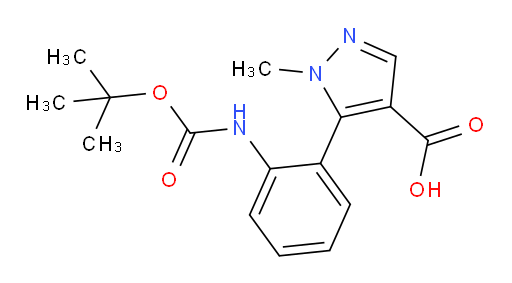 5-(2-{[(tert-butoxy)carbonyl]amino}phenyl)-1-methyl-1H-pyrazole-4-carboxylic acid