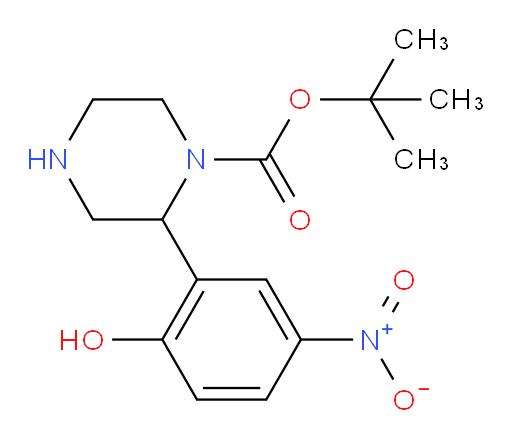 tert-butyl 2-(2-hydroxy-5-nitrophenyl)piperazine-1-carboxylate