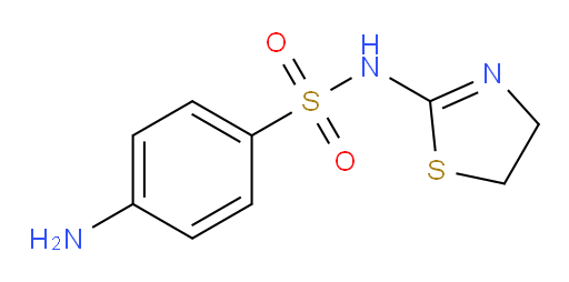 4-amino-N-(4,5-dihydro-1,3-thiazol-2-yl)benzene-1-sulfonamide