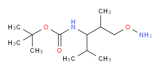 tert-butyl N-[1-(aminooxy)-2,4-dimethylpentan-3-yl]carbamate