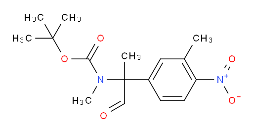 tert-butyl N-methyl-N-[2-(3-methyl-4-nitrophenyl)-1-oxopropan-2-yl]carbamate