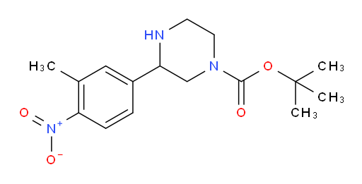 tert-butyl 3-(3-methyl-4-nitrophenyl)piperazine-1-carboxylate