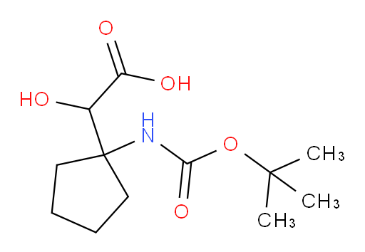 2-(1-{[(tert-butoxy)carbonyl]amino}cyclopentyl)-2-hydroxyacetic acid