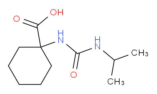 1-{[(propan-2-yl)carbamoyl]amino}cyclohexane-1-carboxylic acid