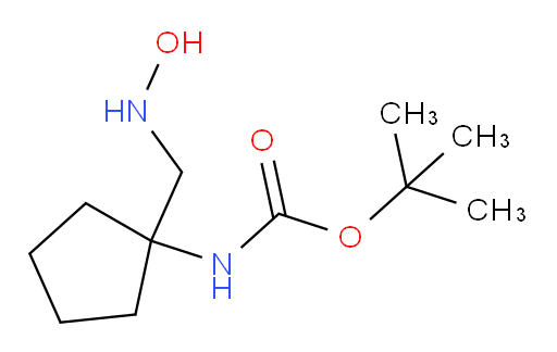 tert-butyl N-{1-[(hydroxyamino)methyl]cyclopentyl}carbamate