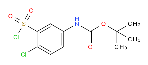 tert-butyl N-[4-chloro-3-(chlorosulfonyl)phenyl]carbamate