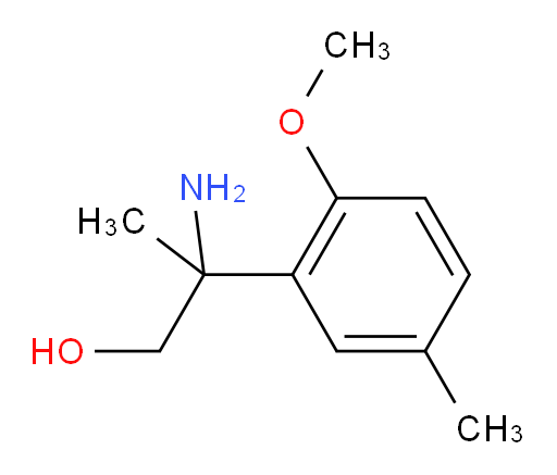 2-amino-2-(2-methoxy-5-methylphenyl)propan-1-ol