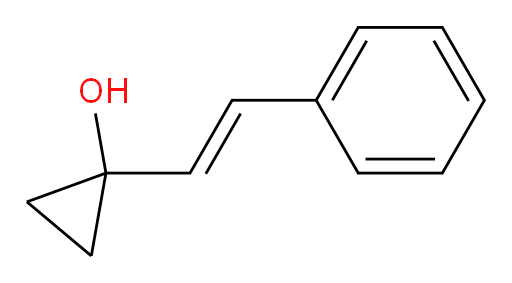 1-(2-phenylethenyl)cyclopropan-1-ol