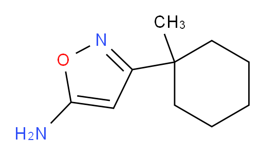 3-(1-methylcyclohexyl)-1,2-oxazol-5-amine