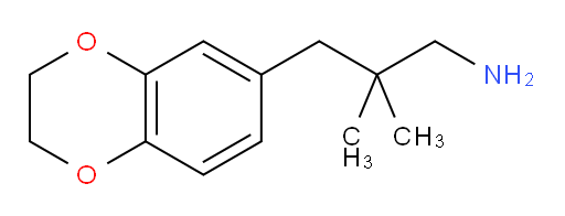 3-(2,3-dihydro-1,4-benzodioxin-6-yl)-2,2-dimethylpropan-1-amine