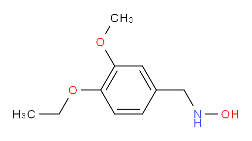 N-[(4-ethoxy-3-methoxyphenyl)methyl]hydroxylamine