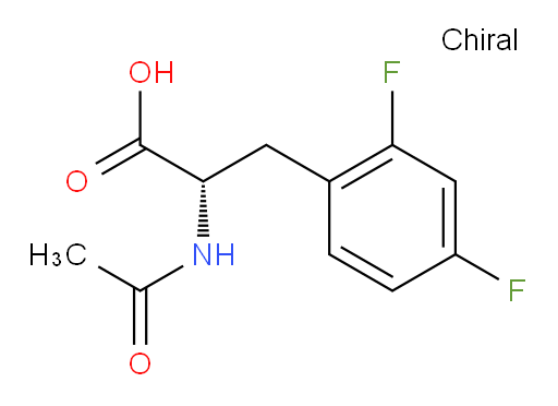 (2S)-3-(2,4-difluorophenyl)-2-acetamidopropanoic acid